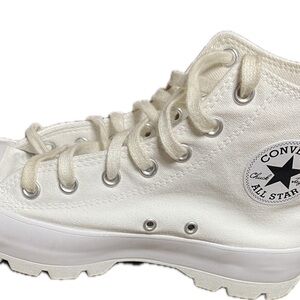 Converse White High-Top Sneakers